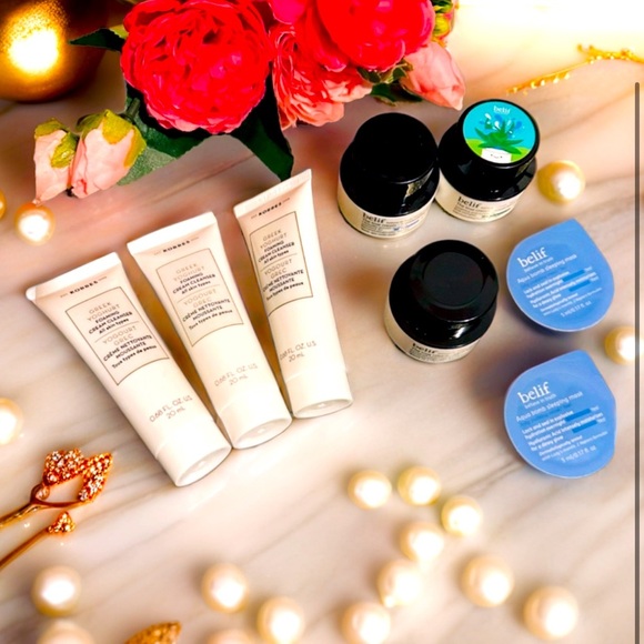 Belif Other - Belif Aqua Bomb Sleeping Mask + The True Cream Set & Korres GREEK Cream Cleanser